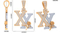 VS Natural Combo Deal - Charm / 36mm / 28MM natural diamond bezel watch