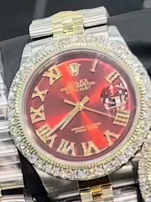 VS Natural Combo Deal - Charm / 36mm / 28MM natural diamond bezel watch