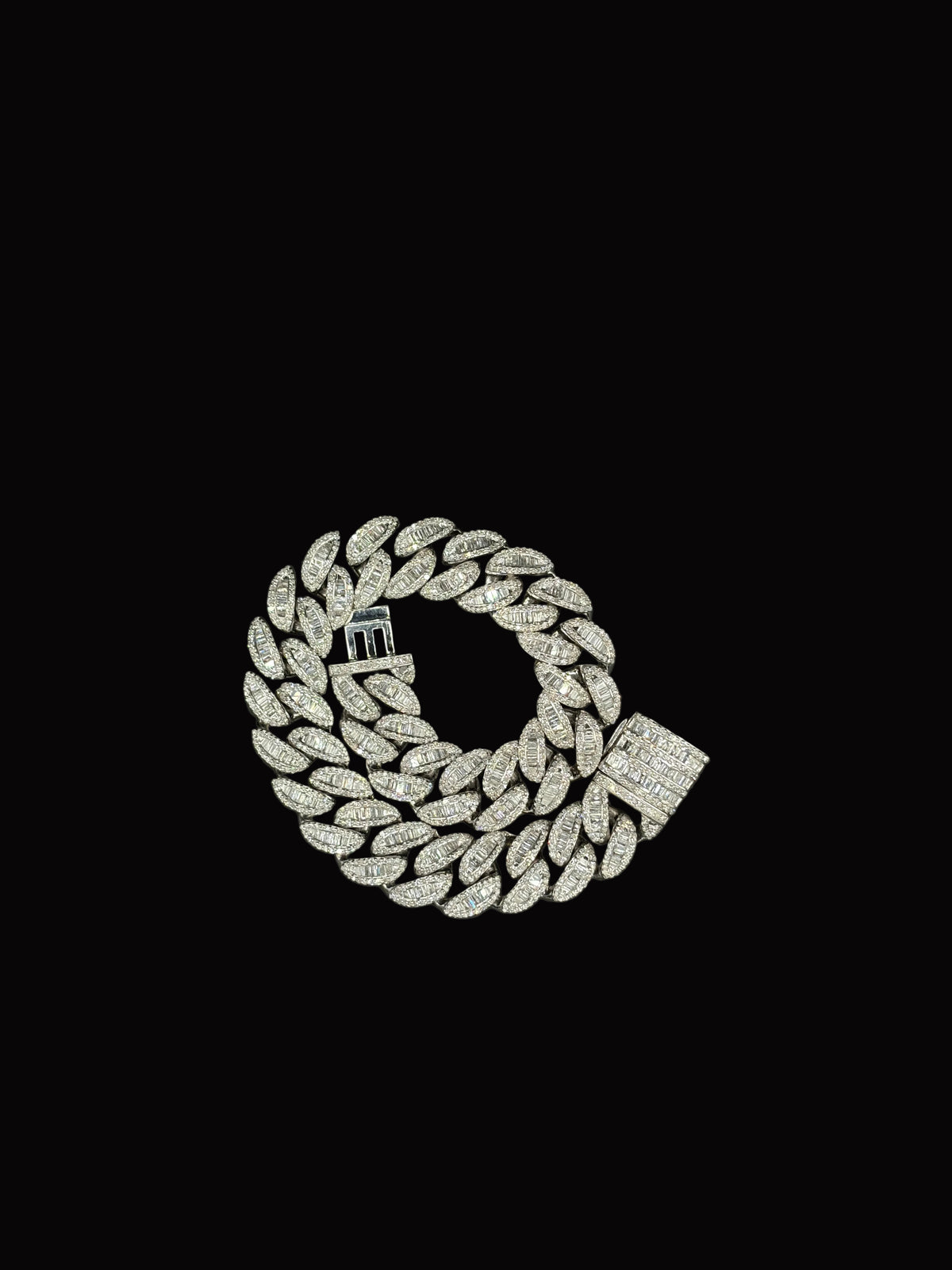 Natural Diamond Bracelet Baguette