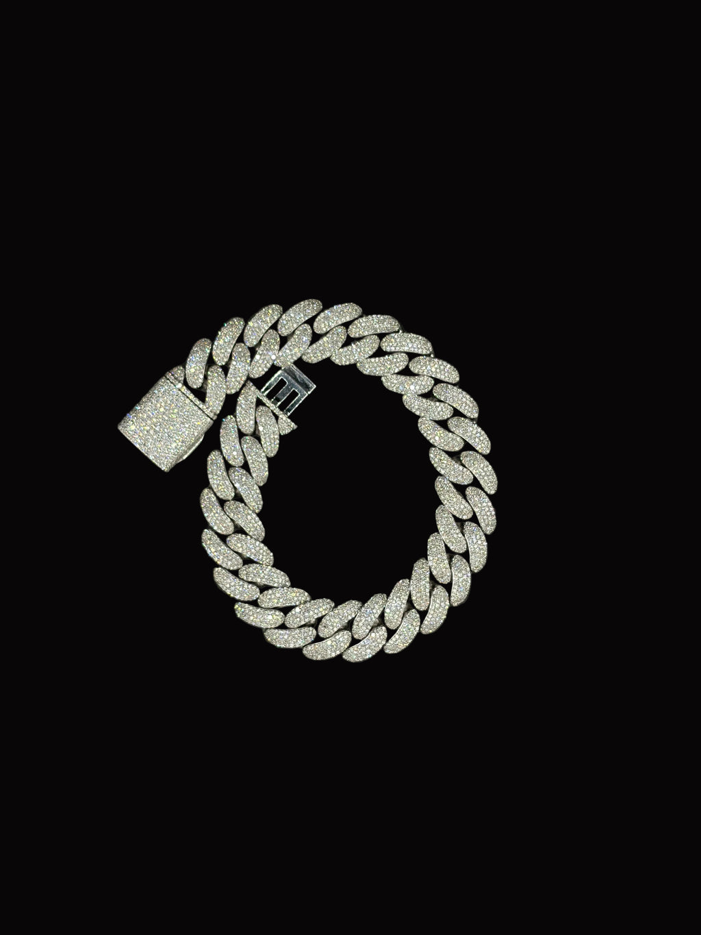 12MM Natural Dimond Cuban Link