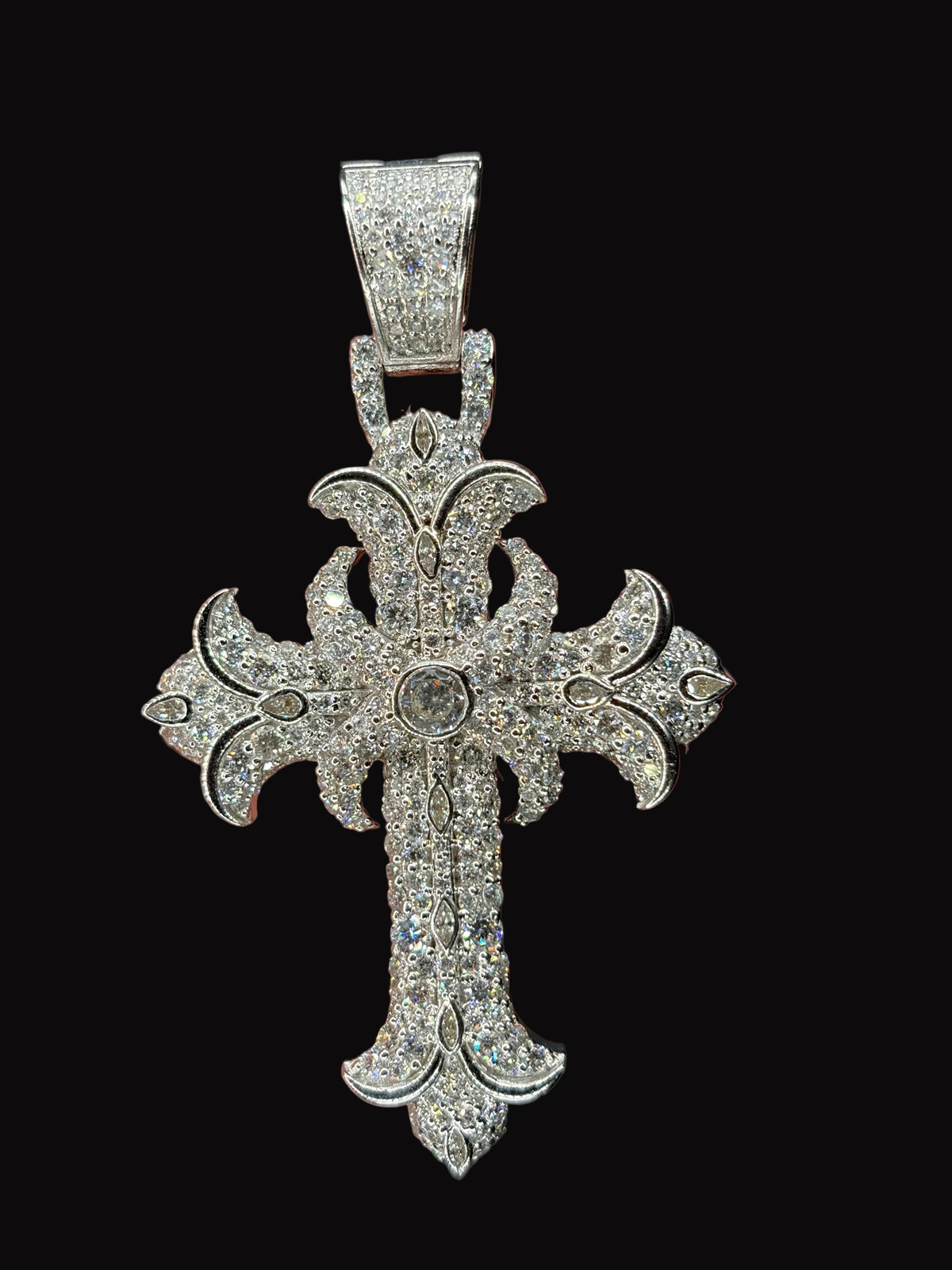 Custom Lab Diamond Cross 2.75"