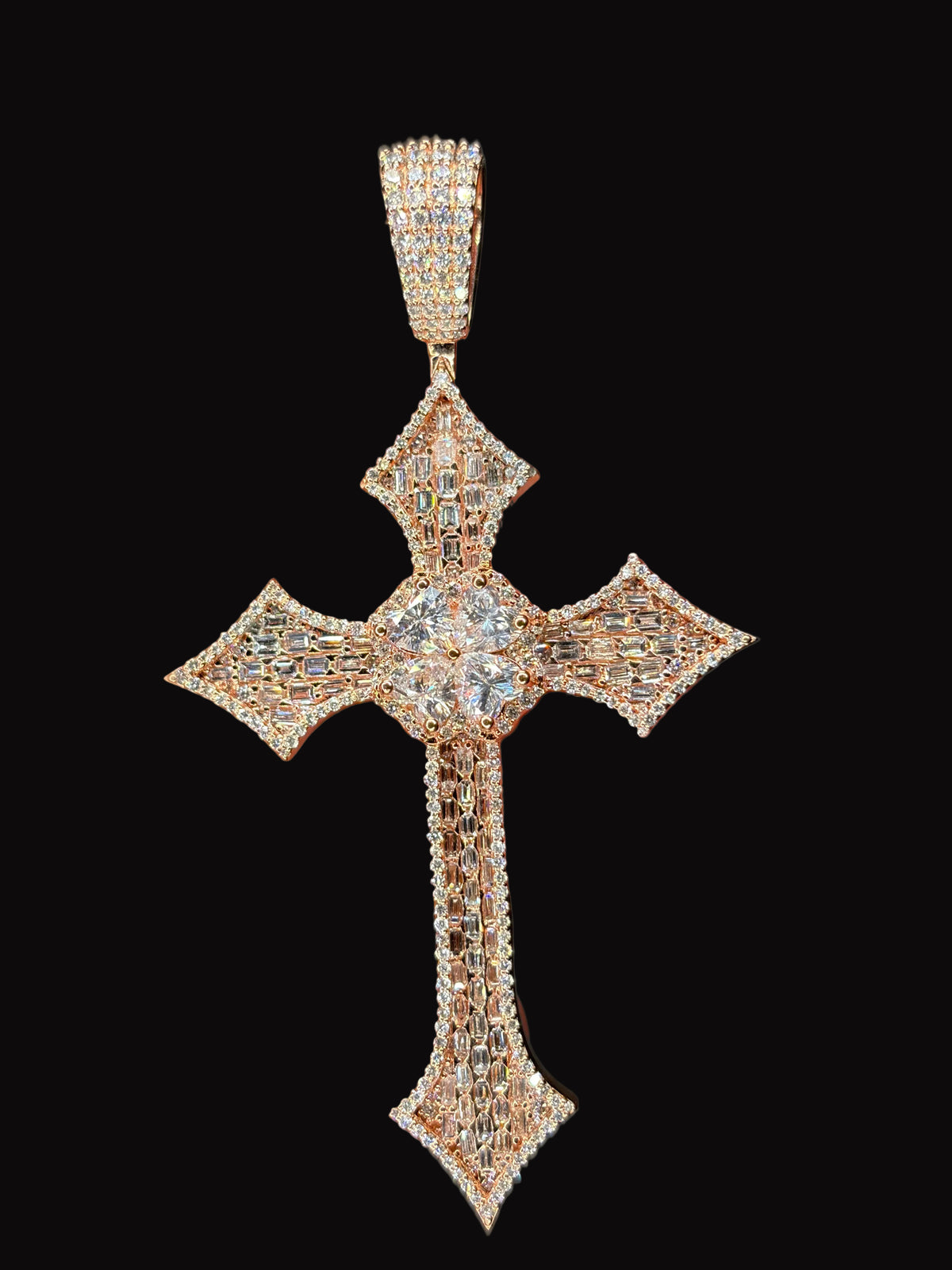 2.75" Lab Diamond Cross