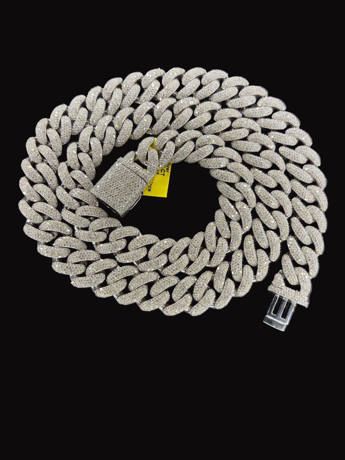 12MM Natural Diamond Cuban Link