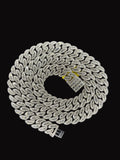 12MM Baguette Natural Diamond Chain
