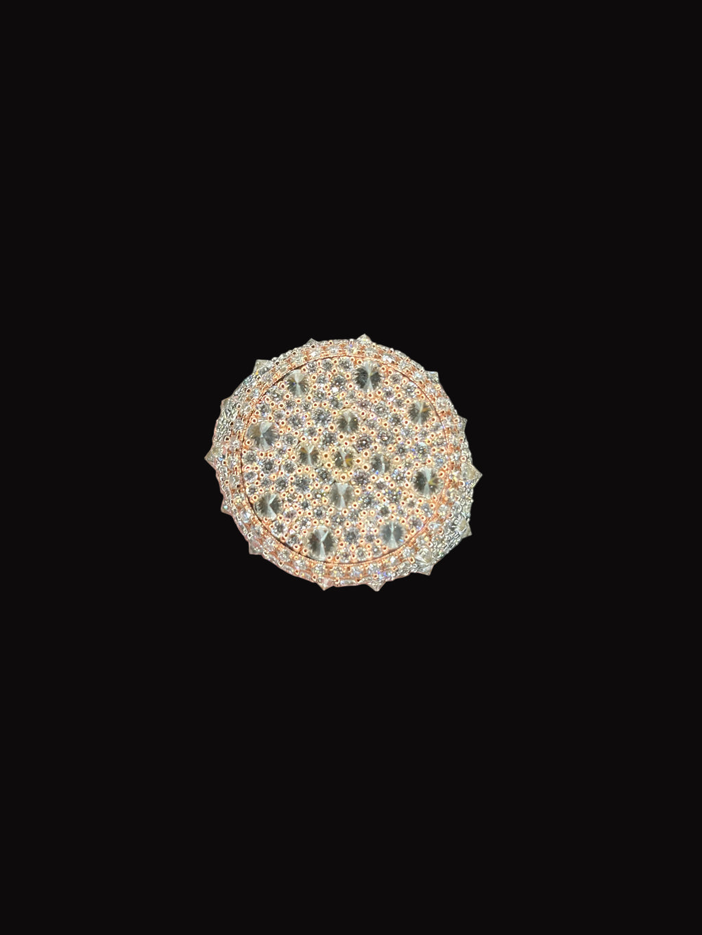 Reverse Set Mosaic Lab Diamond Ring