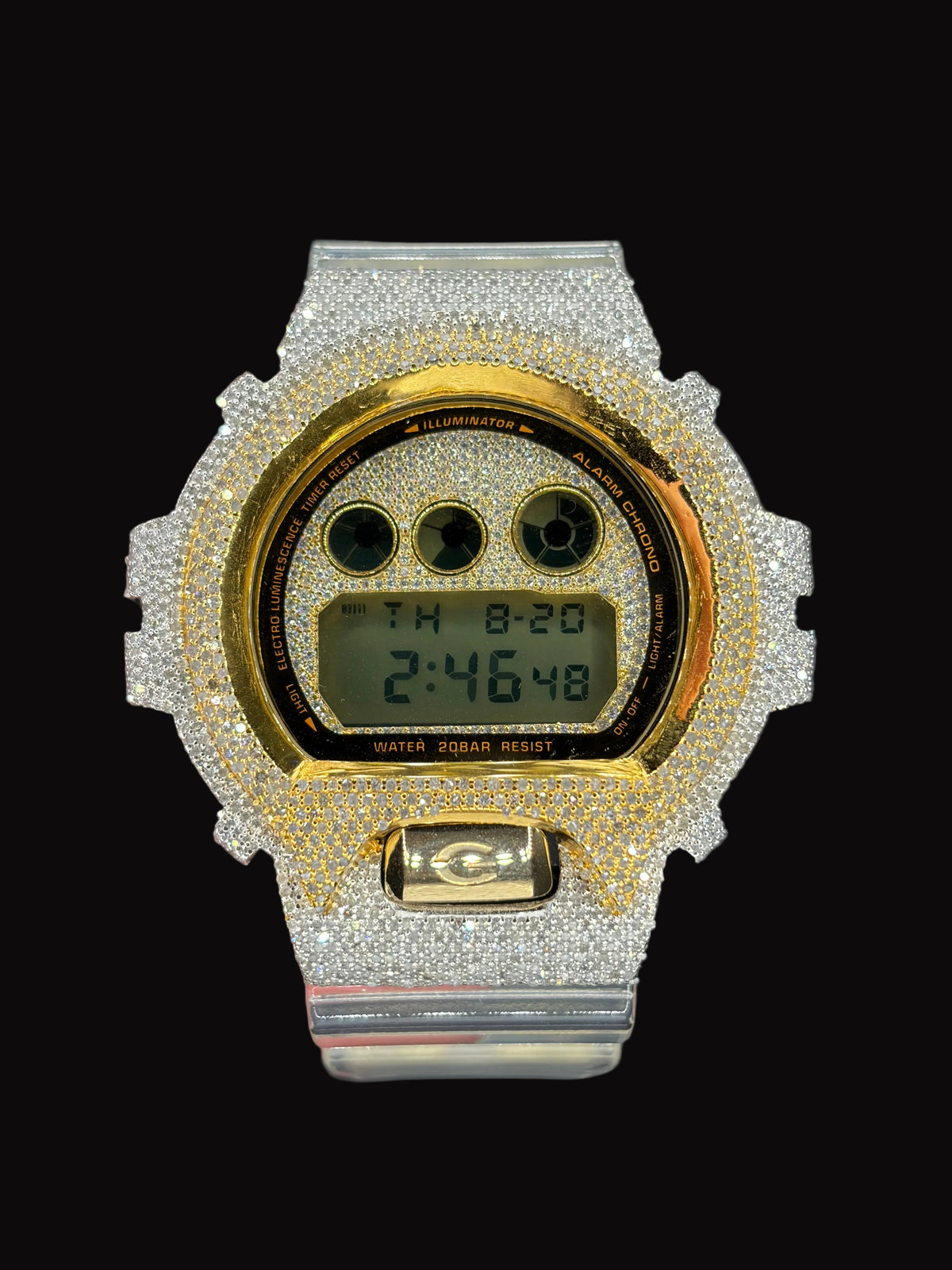 Natural Diamond G-Shock 8CT