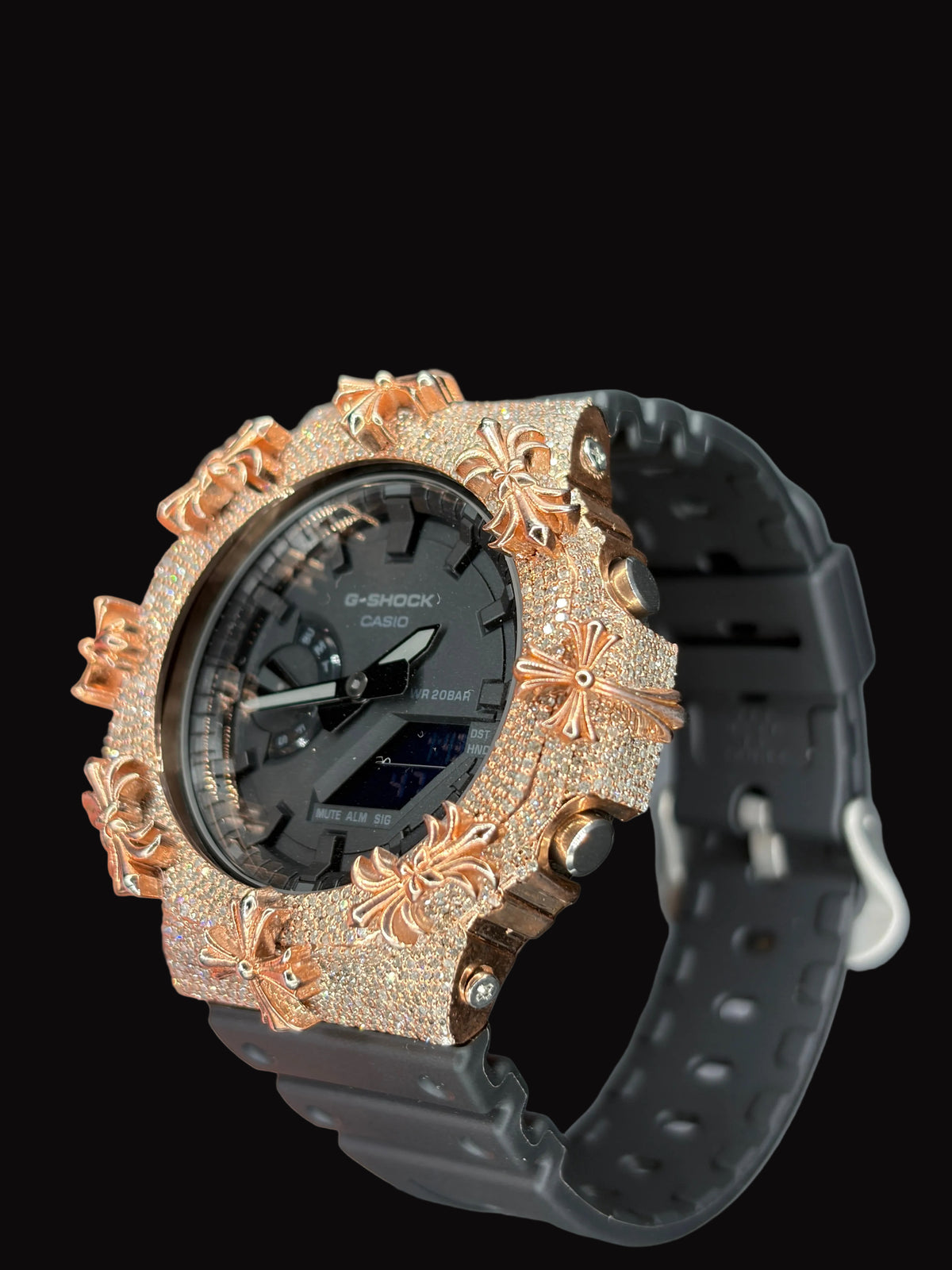 Natural Diamond Cross G-Shock 5.5CT