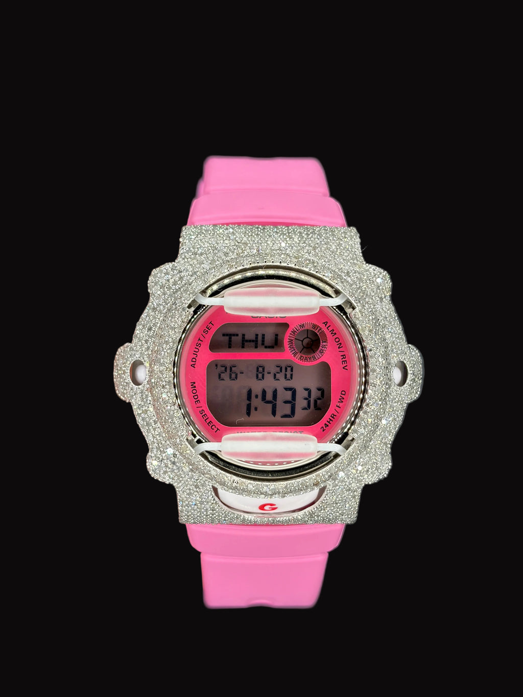 Natural Diamond Baby G-Shock 5CT (Smaller Face)