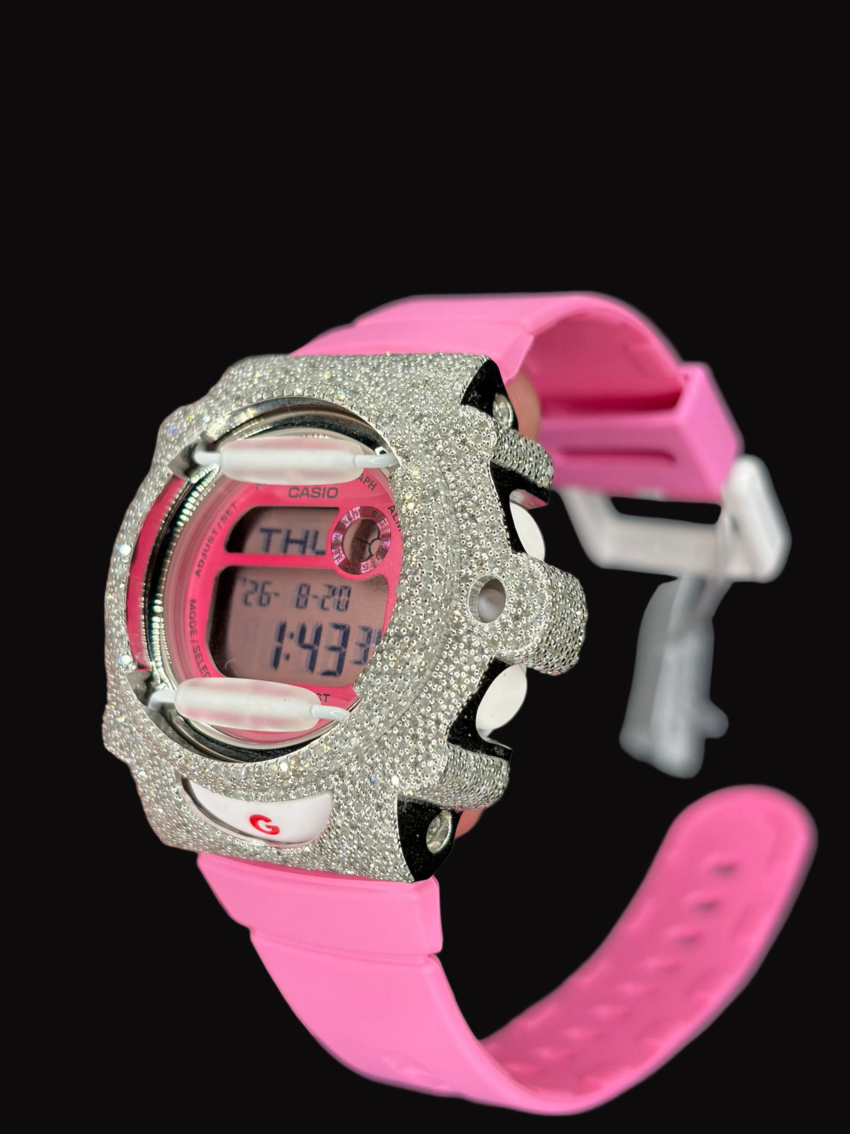 Natural Diamond Baby G-Shock 5CT (Smaller Face)