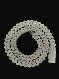 12MM Lab Diamond Mosaic Cuban Link