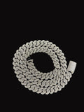 12MM Elevated Prong Set Lab Diamond Cuban