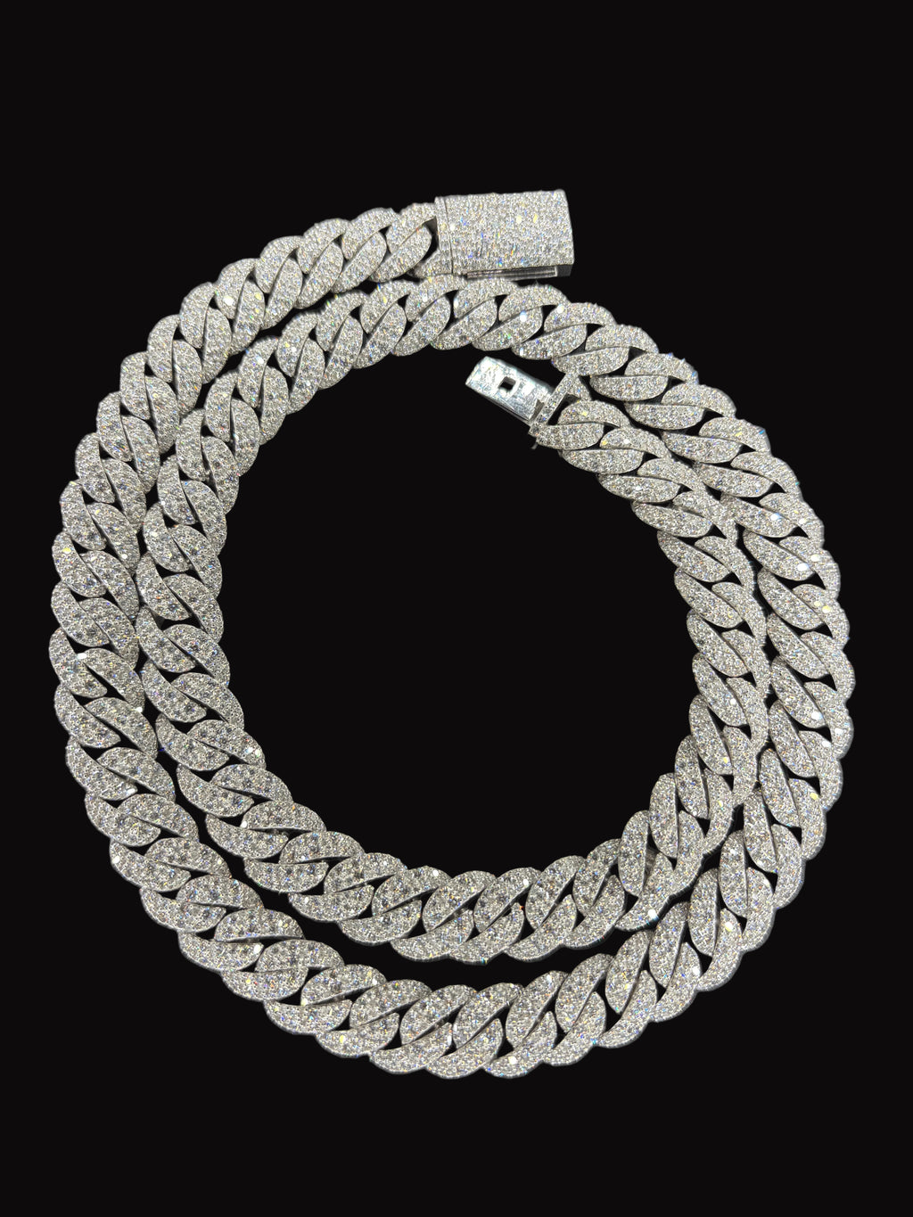 12MM Lab Diamond Cuban Chain