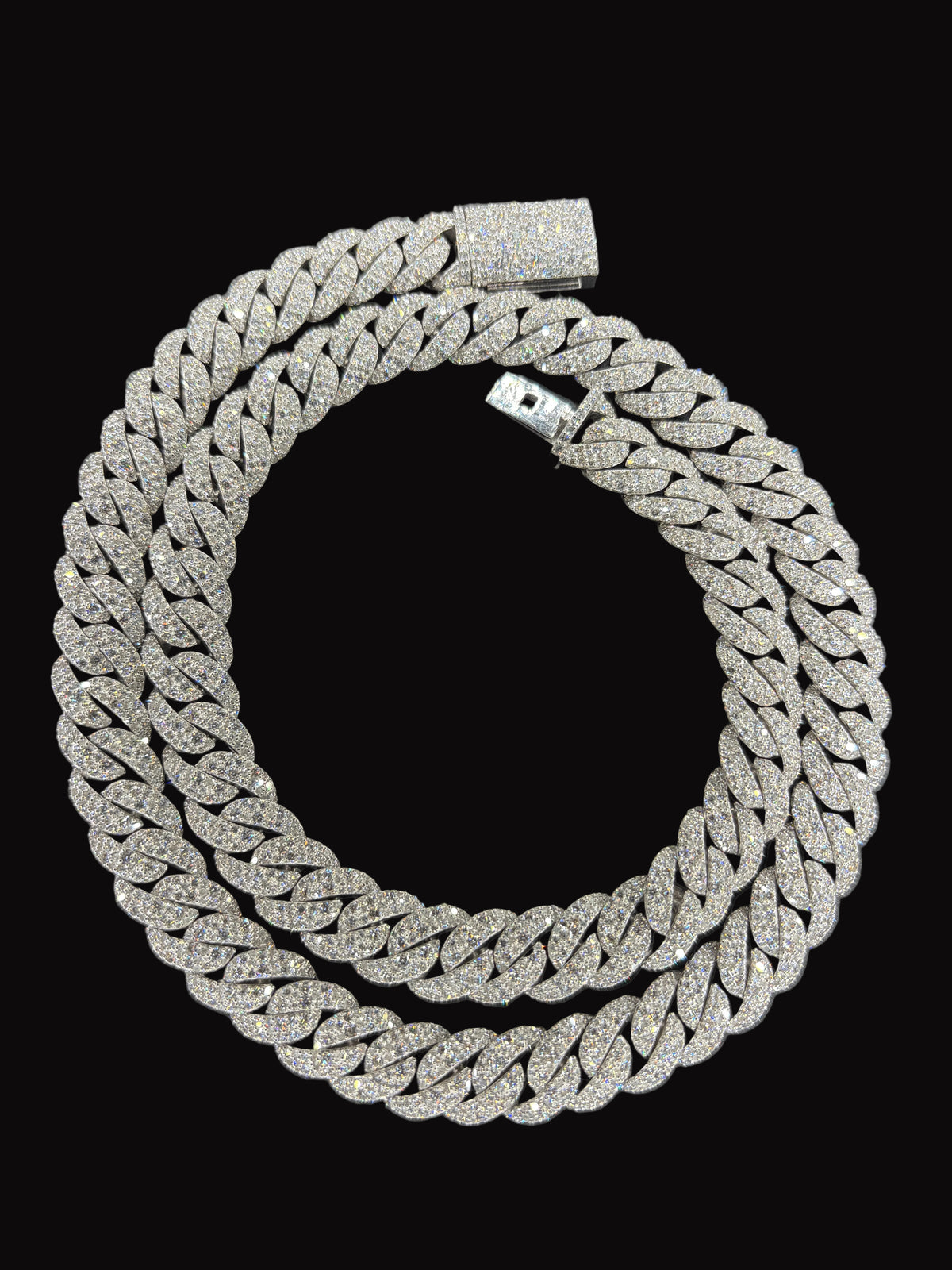 12MM Lab Diamond Cuban Chain