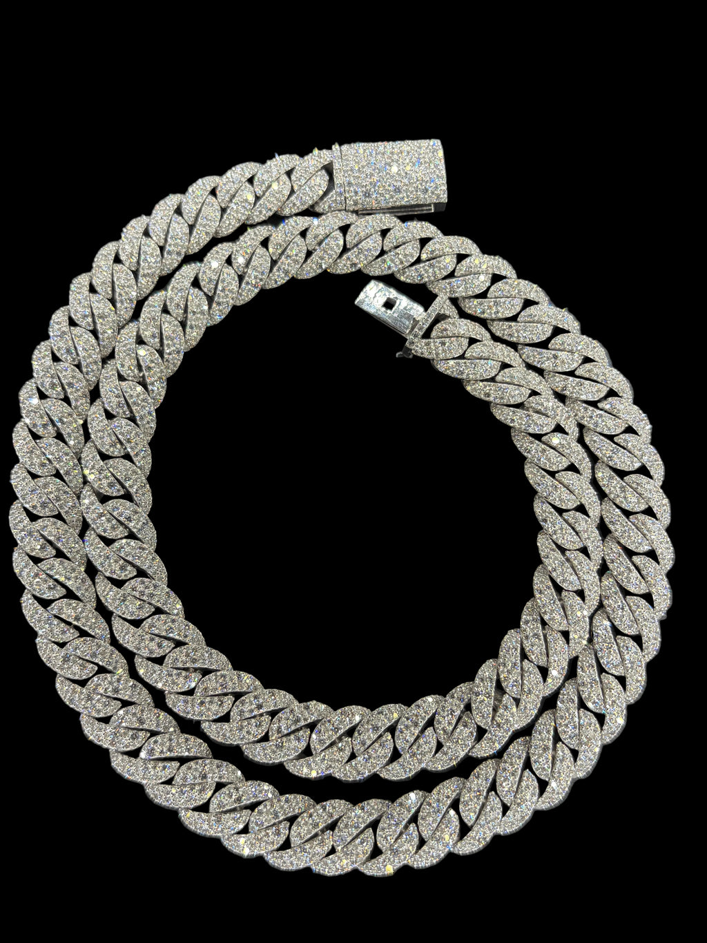 12MM Lab Diamond Cuban Chain