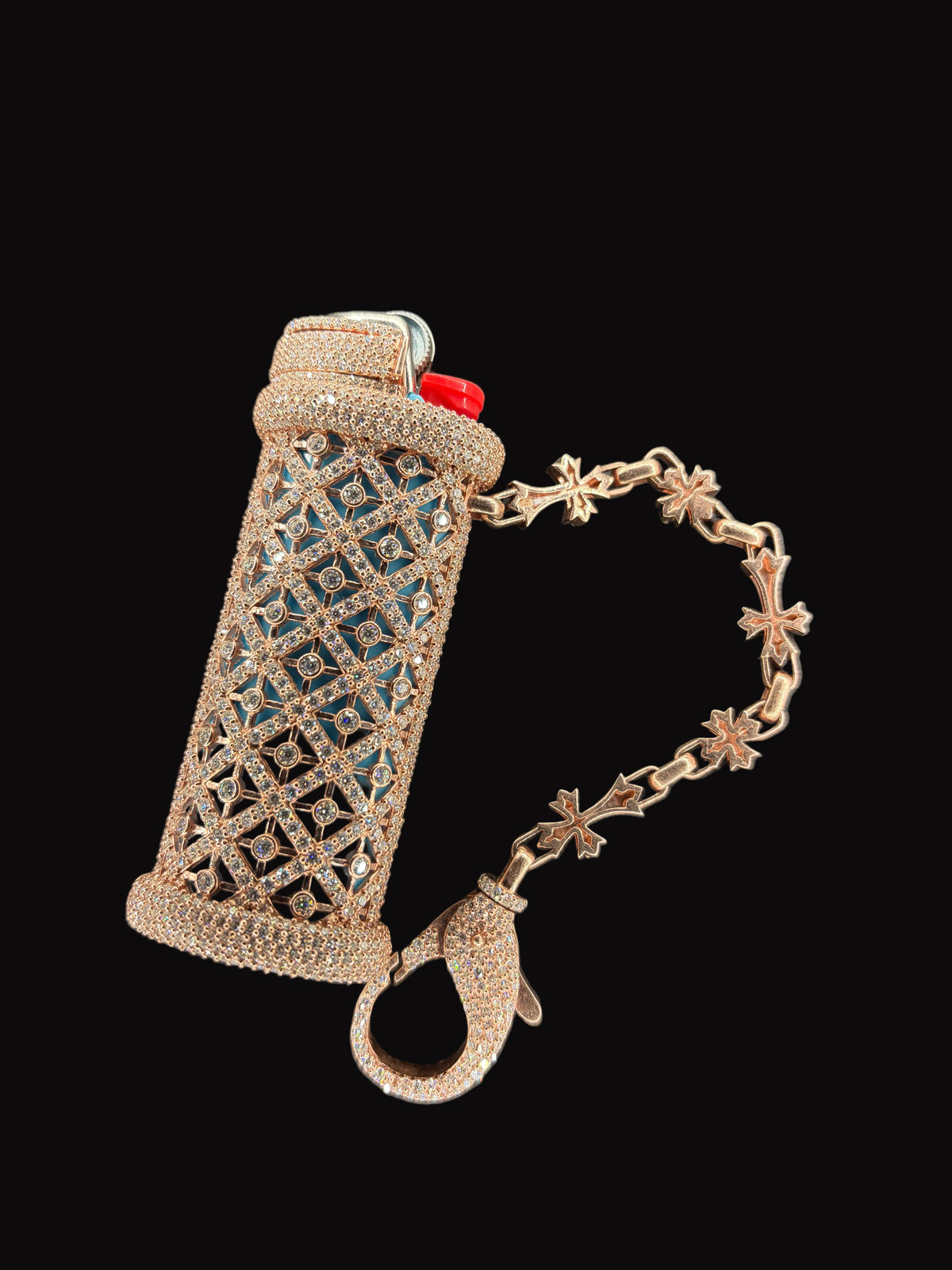 Moissanite Diamond Lighter Case