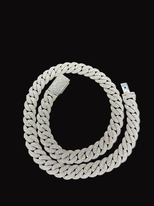 14MM Lab Diamond Cuban Link