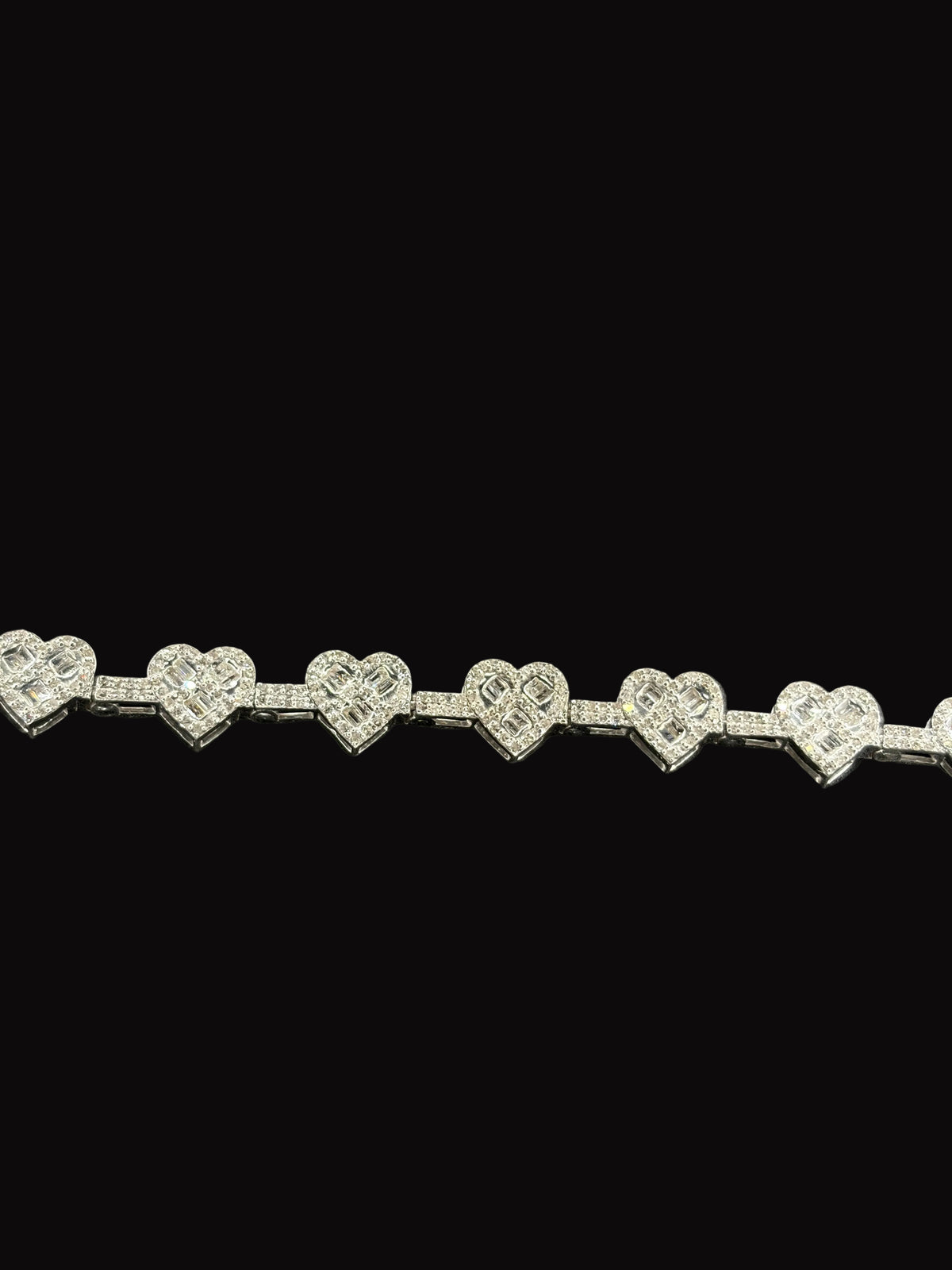 Heart Natural Diamond Bracelet